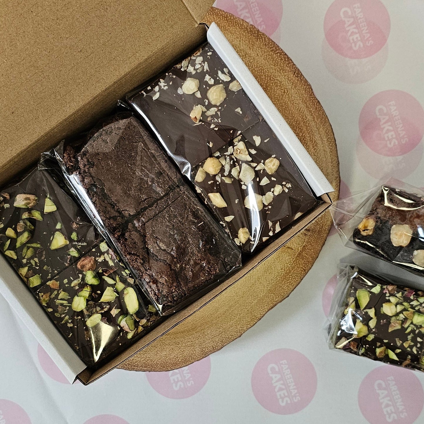 POSTAL - Six piece COMBO Classic Brownie Box (c.450g)