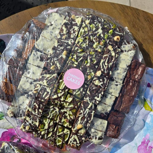 Mixed Brownie Gift Tray - 1kg